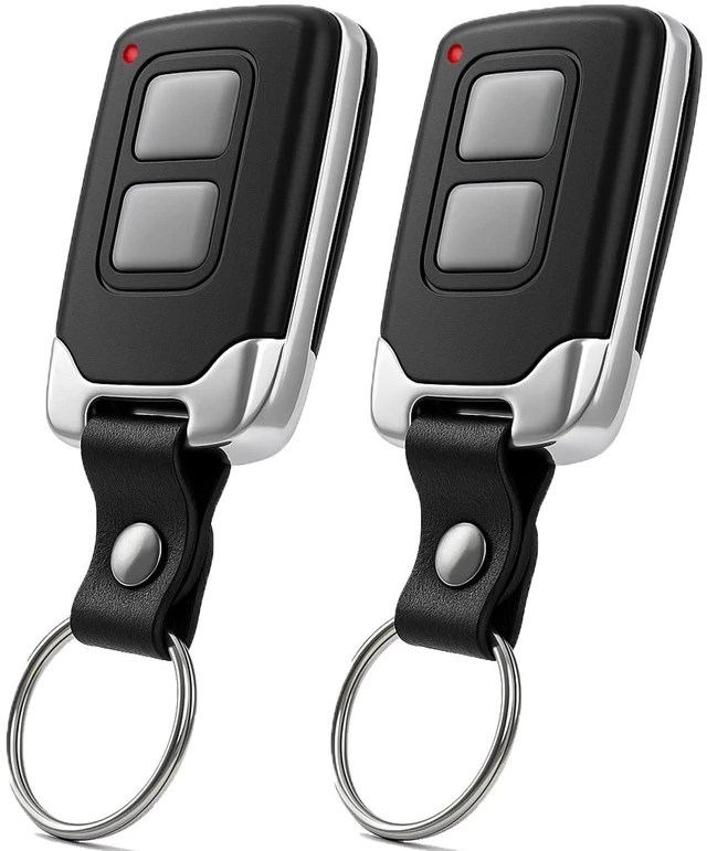 Alt view image 8 of 14 - 2 Replacement for Genie Overhead Garage Door Opener Remote G3T-R | For G3T-R G3T-BX G3T-A All Intellcode Legacy Remote from 1995 | 315Mhz 390Mhz | With Keychain