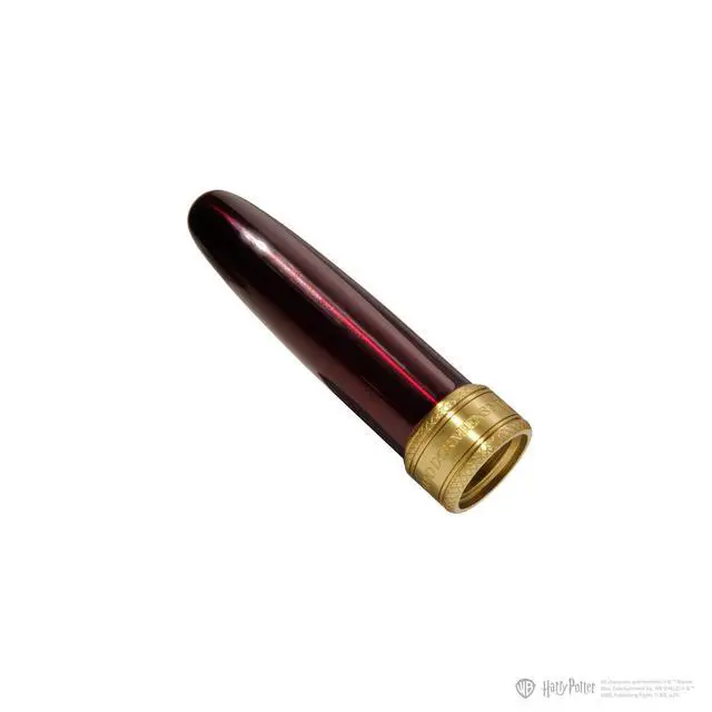 Alt view image 11 of 14 - Warner Bros., Official Licensed, Harry Potter, Joule Pen, Red, Secrets Etched in Silver and Gold, Gold Plated No. 6 Nib