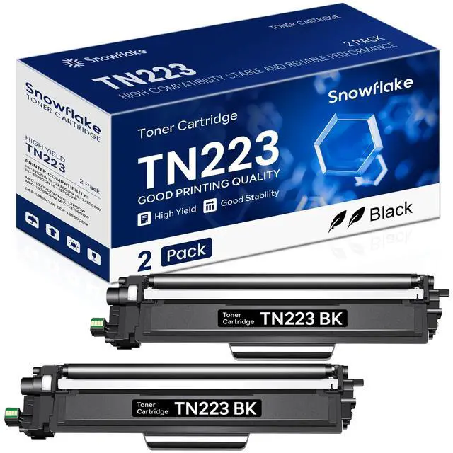 Alt view image 7 of 12 - TN223BK TN-223BK Compatible TN223 TN-223 Black Toner Cartridge Replacement for Brother TN-223 TN223BK MFC-L3750CDW MFC-L3770CDW Toner, TN223 2PK