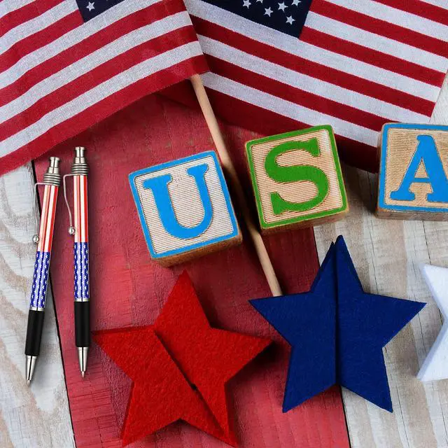 Alt view image 14 of 14 - 200 Pcs American Flag Pen 250 Anniversary Ballpoint Pen Patriotic Gift Bulk 4th of July Souvenir with Retractable Barrel for 250 Anniversary USA Independence Memorial Day Office Party Supplies