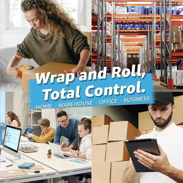Alt view image 14 of 14 - 36 Rolls Clear Packing Tape, 1.88" x 55yds, Heavy Duty | 2.2 mil Thick, Carton Sealing, Strong Adhesive Tape for Shipping Moving Boxes, Home and Office Use