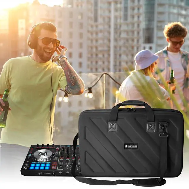 Alt view image 14 of 14 - Hard Case Compatible with Pioneer DJ Controller RX,SX,SX2,SX3/DDJ-FLX6/Denon MC7000 Protective Carrying Storage Bag,Blcak(l-27.2 x 15.7 x 4 Inch)