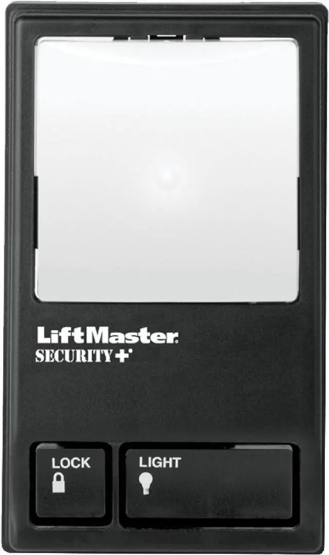 Alt view image 7 of 12 - 78LM - Garage Door Opener with Lighting Control - Compatible Only with Security+ 2.0 Garage Door Openers - Wall-Mounted for Convenience - Wired Connectivity for Power Source, Black