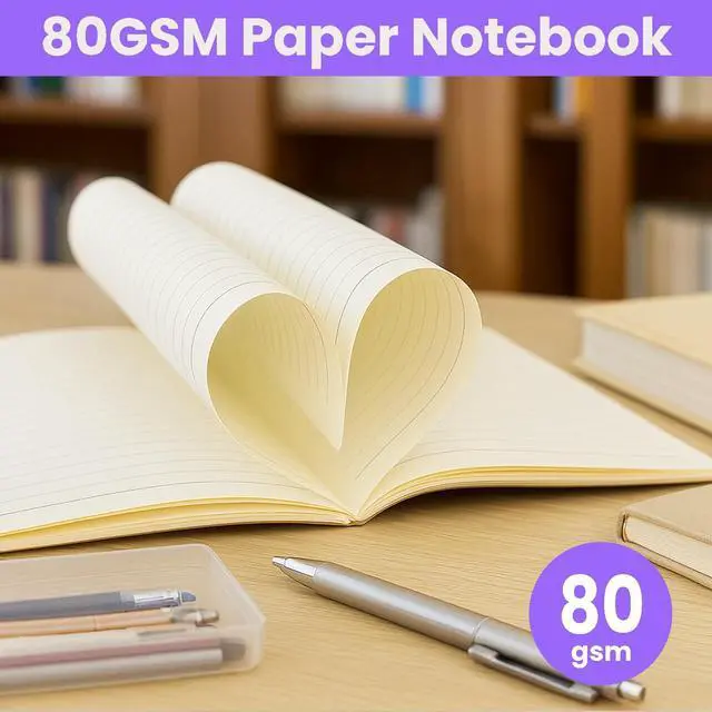 Alt view image 12 of 14 - 100 Pack A5 Notebooks Bulk, 8.3 x 5.5 inch Ruled Lined Kraft Composition Notebooks Bulk 10 Color Soft Cover Travel Journals for Students Classroom Office (Colourful,60 Pages 30 Sheets) (100, 10 Color)