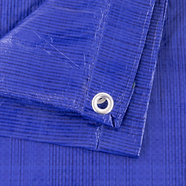 Alt view image 11 of 14 - 10 x 10 Ft. All-Purpose Multi-Use Protection/Coverage 5-mil Poly Tarp, Waterproof, Blue, 1-Pack (TRA-1010)