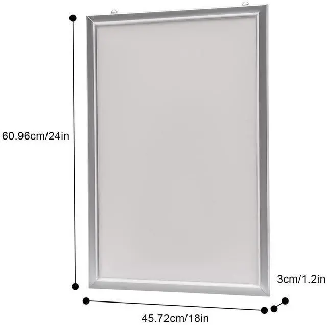 Alt view image 9 of 14 - 18" x 24" LED Backlit Poster Outer Frame Movie Poster Frame Art Picture Light Box Advertising Display Frame Movie Poster Light Box Home Theater Wall Mounted for Movie Poster Advertising Display