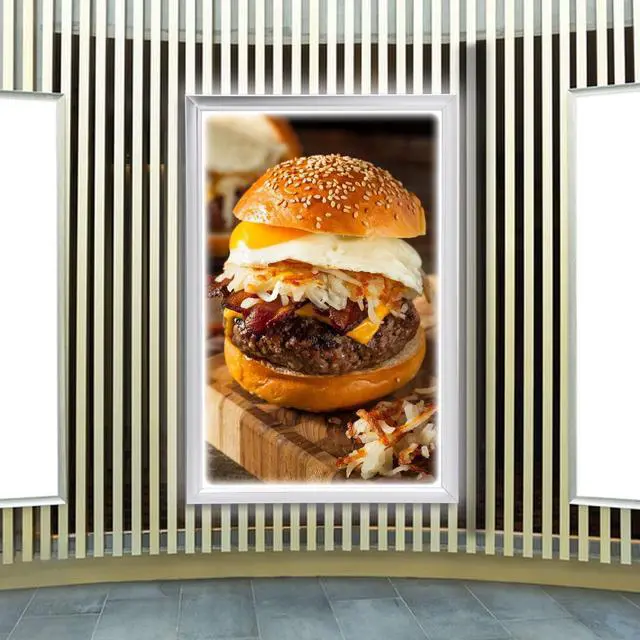 Alt view image 10 of 14 - 18" x 24" LED Backlit Poster Outer Frame Movie Poster Frame Art Picture Light Box Advertising Display Frame Movie Poster Light Box Home Theater Wall Mounted for Movie Poster Advertising Display