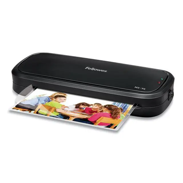 Alt view image 3 of 4 - M5-95 Thermal Laminator Machine, 9.5", Easy to Use & Compact | Classroom Projects, Schools, Home & Office, Includes 10 Bonus Premium Laminating Pouches, Quick Warm Up, Laminates up to 5mil