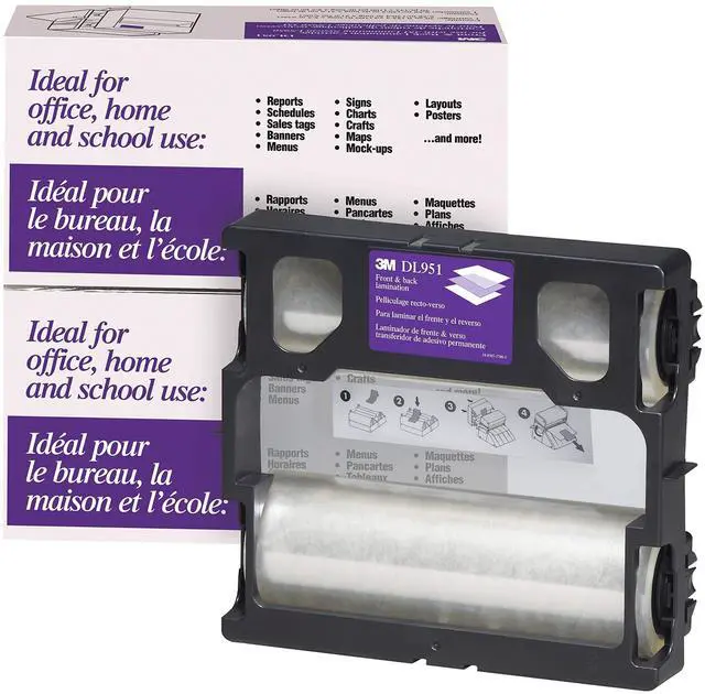 Alt view image 11 of 14 - Dual Laminate Refill Cartridge for Laminator Machine, Transparent
