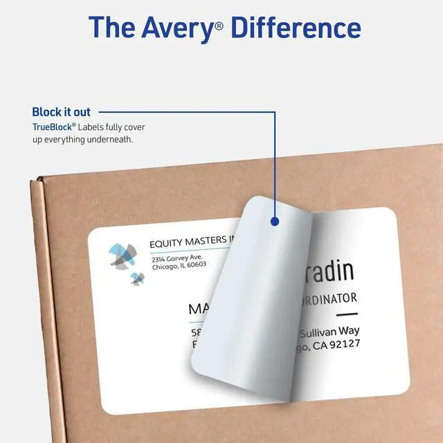 Alt view image 9 of 14 - Half-Sheet Printable Shipping Labels, 5.5" x 8.5" Customizable Stickers, White, 500 Blank Mailing Labels, Great for Mailing, Shipping, Organizing, and More (5912)