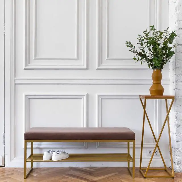 Alt view image 12 of 14 - 240"L x 0.9"W Peel and Stick Chair Rail Panel Molding, Pre-Primed Trim for Home Decoration & Wall Protection