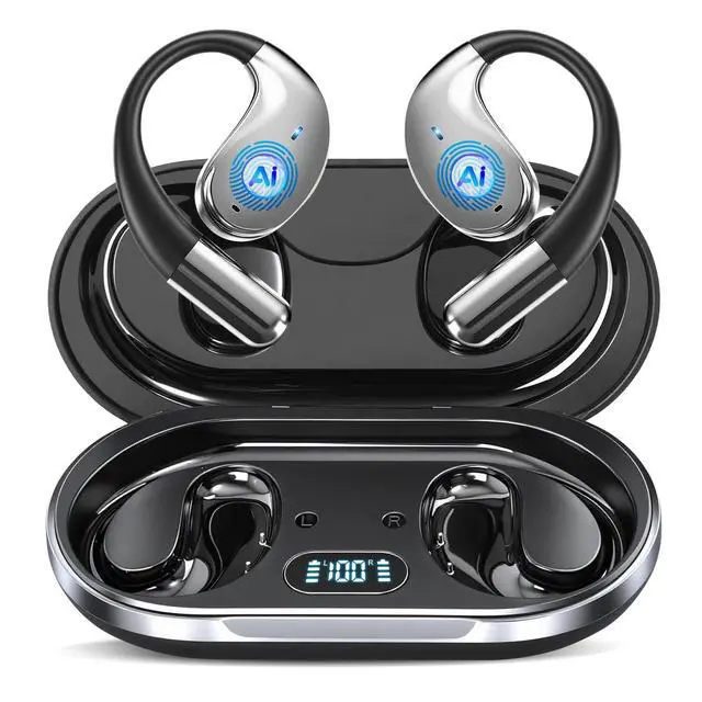 Alt view image 8 of 14 - AI Translation Earbuds 144 Languages Real-Time 2-Way Voice Translator Earphones, Bluetooth 5.4 OWS Open-Ear Comfort, Hi-Fi Music & Call, Gift for Travel Business Language Learning, For iOS/Android