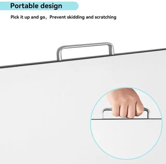 Alt view image 10 of 14 - Heavy-Duty A Frame Sidewalk Sign 24x36 Inch Sandwich Board,Outdoor Poster Stand Portable Folding Store Advertising Display Stand, Black 2 PackFrame Only