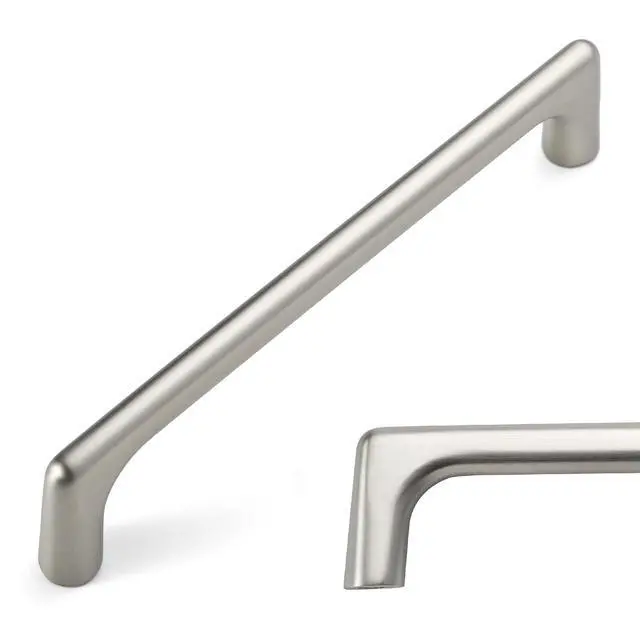 Alt view image 8 of 14 - 10 Pack Brushed Satin Nickel Cabinet Pulls 5 Inch(128MM) Hole Centers Kitchen Cabinet Handles Hardware Kitchen Handles for Drawer Pulls ZH0041