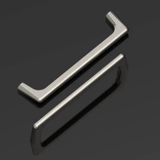 Alt view image 9 of 14 - 10 Pack Brushed Satin Nickel Cabinet Pulls 5 Inch(128MM) Hole Centers Kitchen Cabinet Handles Hardware Kitchen Handles for Drawer Pulls ZH0041
