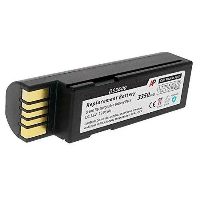 Alt view image 4 of 6 - Replacement Battery for Zebra 3600 Series Scanners (DS3678, LI3678, LS3678). 3350 mAh