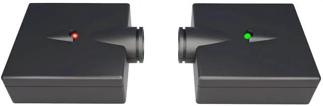 Alt view image 8 of 14 - Garage Door Sensors OEM Replacement for Genie/Overhead Garage Door sensors, GSTB-R STB-BL Garage Sensor for Genie Garage Door Openers Manufactured After 1993.(Receiving&Sending)