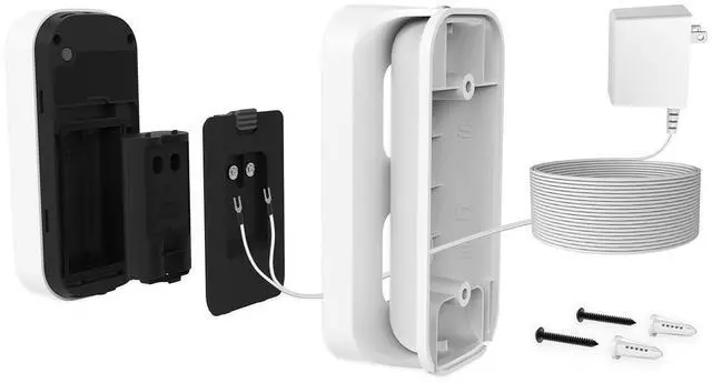 Alt view image 5 of 8 - myQ Smart Garage Door Video Keypad Wired Power Adapter Kit-Works with, LiftMaster and Craftsman openers, White