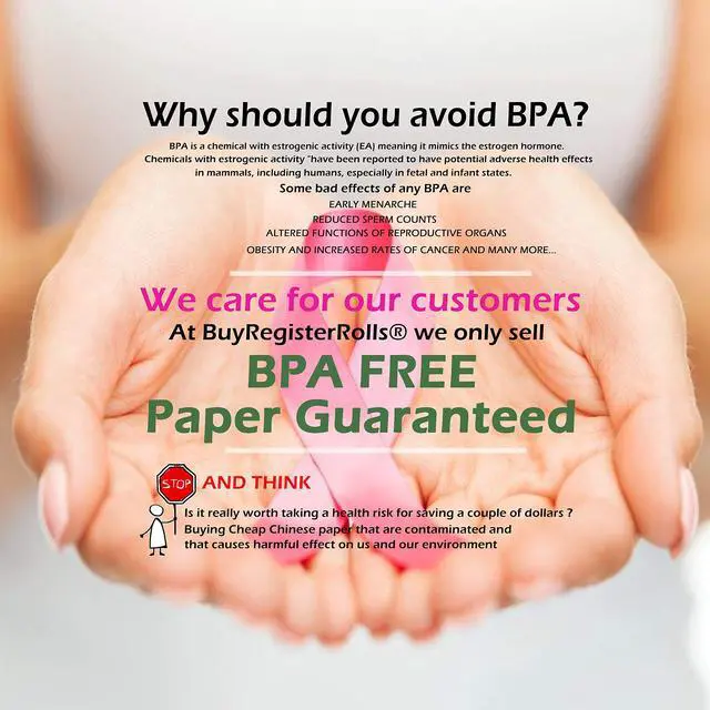 Alt view image 13 of 14 - 3 1/8" x 190' (50 POS Rolls) Bpa Free Thermal Receipt Printer Paper 318190