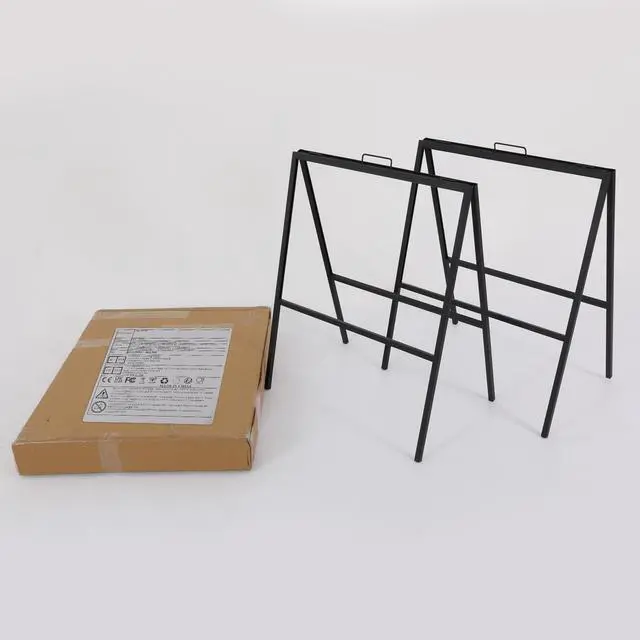 Alt view image 13 of 14 - 2 Pack Heavy Duty Sign Holder, 18x24 Inch Folding A-Frame Stands, Weatherproof Sidewalk Poster Stand for Outdoor Store Business Advertising Events Poster Display