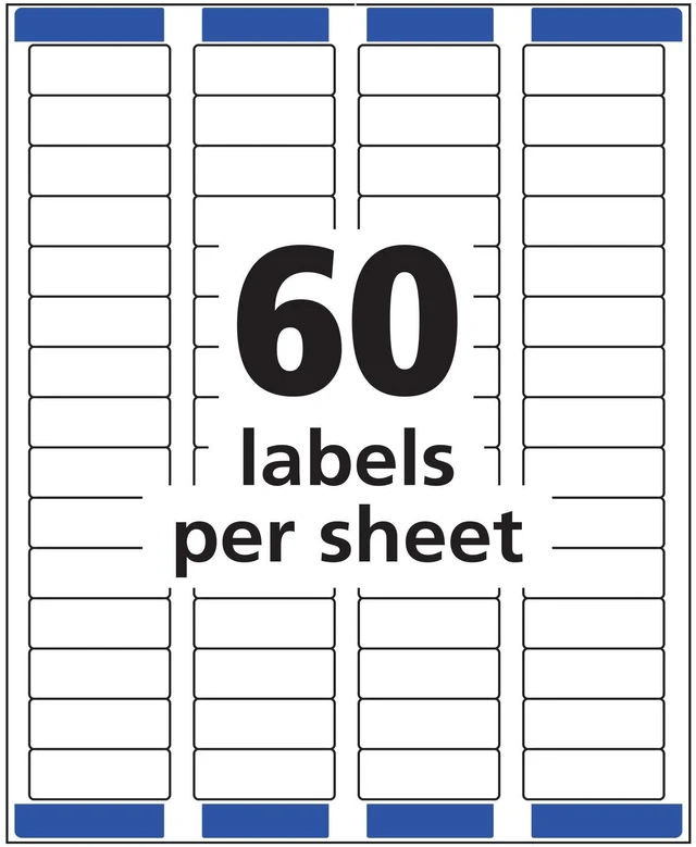 Alt view image 11 of 14 - Return Address Labels, Inkjet Printers, 1,500 Labels, 2/3 x 1-3/4, Permanent Adhesive, 5 Packs (8195)