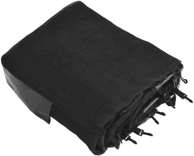 Alt view image 8 of 14 - Trampoline Enclosure Net Only with Zipper & Buckle, Perfect Visibility and Tear&Weather-Resistant 12FT 14FT 15FT 16FT Trampoline Replacement Safety Enclosure Net