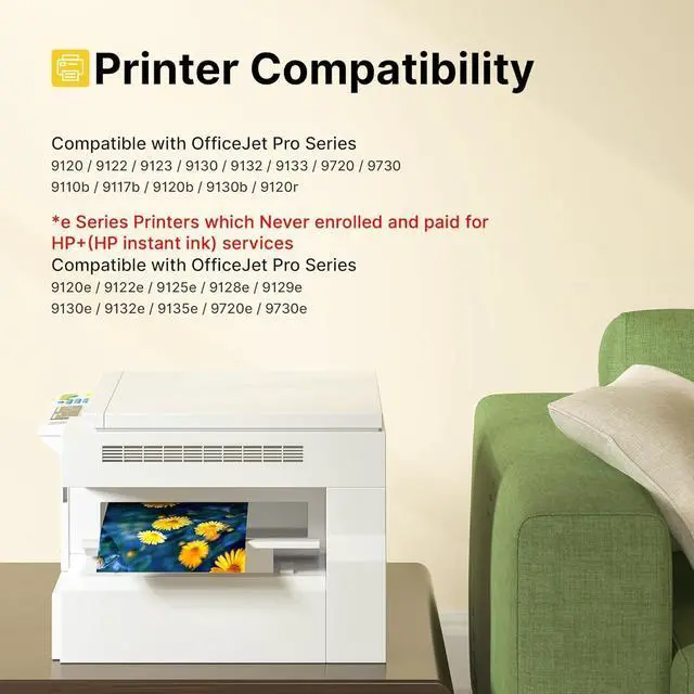Alt view image 7 of 10 - Twin Pack 936 936e 936XL Ink Cartridges Combo Pack with Chip Replacement for HP 936e Ink Cartridges Work OfficeJet Pro 9730e 9135e 9120e 9110 9120b 9120 9110b 9130e 9110e 9130b, Black