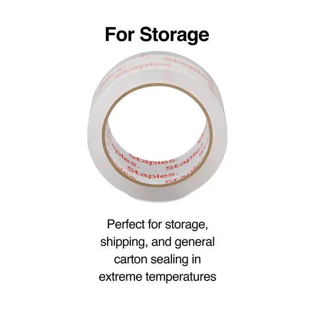 Alt view image 7 of 8 - Lightweight Moving & Storage Tape, 1.88 x 54.6 Yards, Clear 72/Carton (ST61004/52203VS)