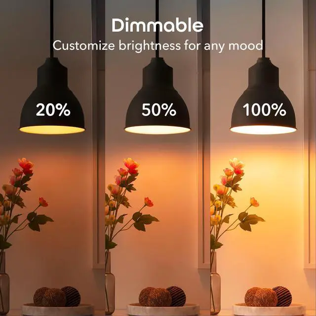 Alt view image 14 of 14 - Prisma Plus 800-Lumen Dimmable Smart Bulbs, 2.4 GHz Wi-Fi, 4-Pack | Color-changing & tunable white, A19 LED smart bulb, works with Alexa & Google Home