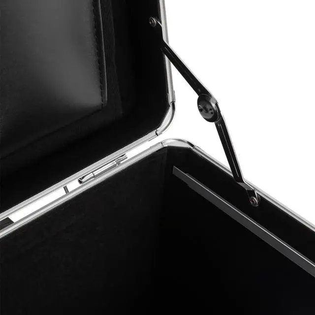 Alt view image 11 of 14 - Portable Locking File Storage, Aluminum Alloy Document Box with Wheels Rolling File Storage Organizer Box Large Capacity Multifunctional Filing Cabinet with Security Code Lock for Office Home