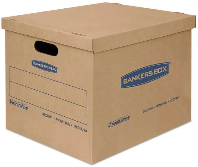 Alt view image 7 of 12 - 20-Pack Small Classic Moving Boxes with Reinforced Handles | Pack books, files, and dense items with sturdy small boxes built for easy carrying and organized moves
