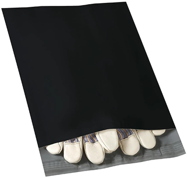 Alt view image 5 of 6 - 24 x 24 Inch Packaging Supplies Black Poly Mailers Self-Sealing Shipping Envelopes Plastic Mailing Bags 2.5 Mil Thickness 24"x24" (250)