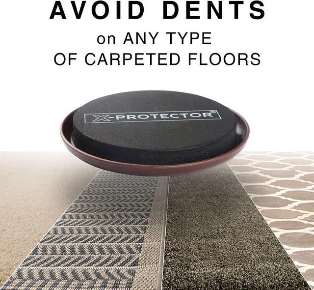 Alt view image 9 of 12 - Furniture Sliders for Carpet - 8 PCS Heavy Moving Pads 4 3/4" | Premium Sliders for Furniture. Move Your Furniture Easy with Reusable Furniture Movers Sliders for Carpets!