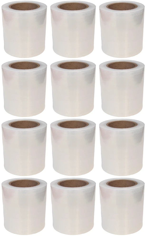 Alt view image 7 of 12 - 5" x 1000' 3 Inch Core 80 Ga (20 Micron) - Stretch Wrap - 12 PACK