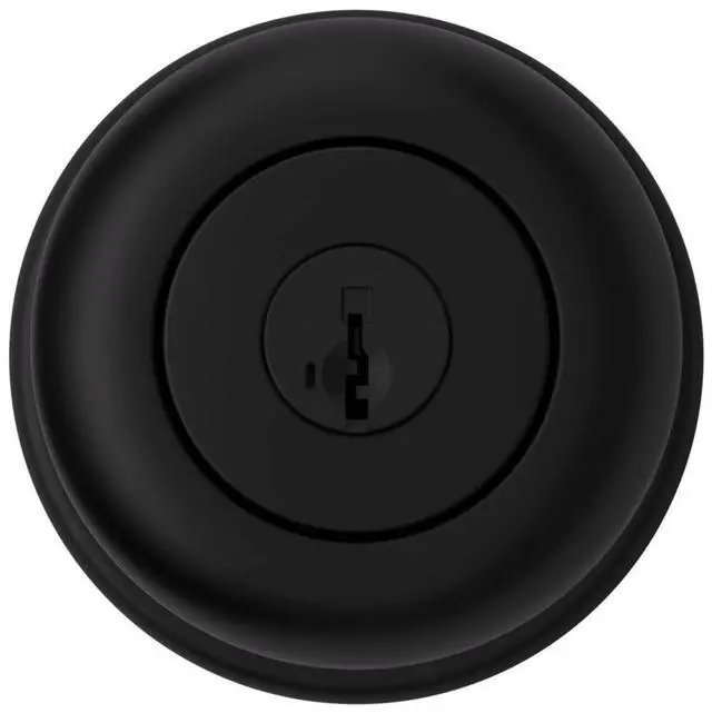 Alt view image 9 of 14 - 400CV-514SV1 Cove Knob Entry Door Lock SmartKey New Chassis with 6AL Latch and RCS Strike Iron Black Finish