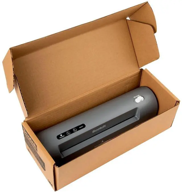 Alt view image 11 of 12 - Thermal Laminator with 20 Thermal Pouches, 9-inch Width, Gray (TL901X-20)