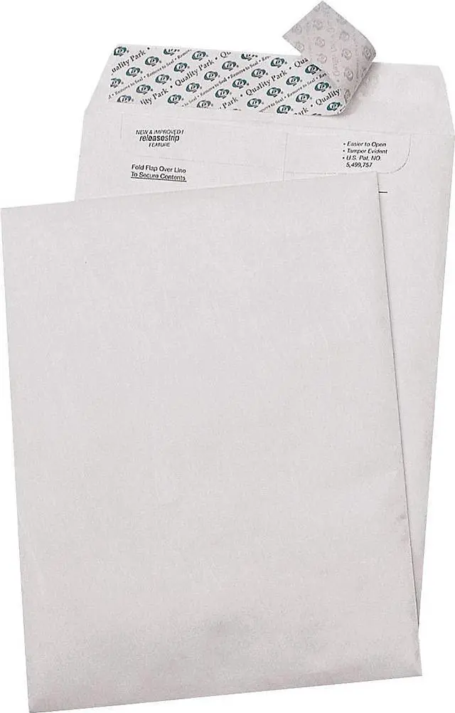 Alt view image 7 of 8 - Survivor R1520 Tyvek Mailer, 9 1/2 x 12 1/2, White (Box of 100)