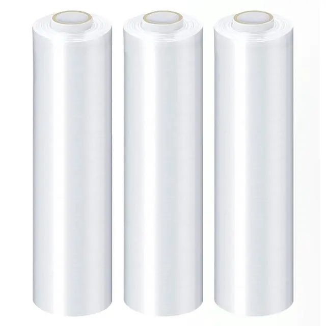Alt view image 10 of 14 - PSBM Stretch Wrap, 4 Rolls 12 Inch x 1500 Feet 70 Gauge Heavy Duty Clear Plastic Wrap Industrial Strength Shrink Film for Moving, Packing & Shipping