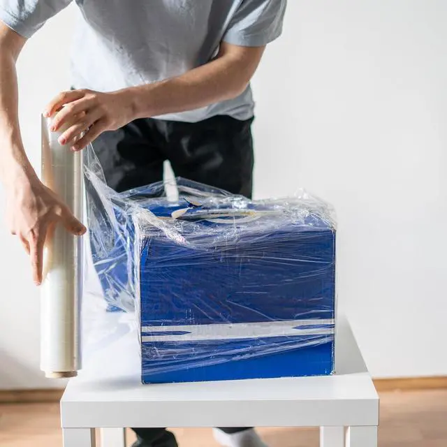 Alt view image 14 of 14 - PSBM Stretch Wrap, 4 Rolls 12 Inch x 1500 Feet 70 Gauge Heavy Duty Clear Plastic Wrap Industrial Strength Shrink Film for Moving, Packing & Shipping