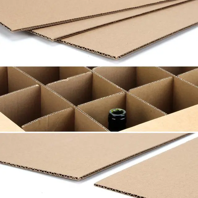 Alt view image 14 of 14 - 16 x 12 x 12 Inch Moving Box Packing with Cardboard Divider Kits, 6 Sets Glass Packing Boxes Kits for Shipping Boxes, Moving Supplies for Moving Glassware Dishes Wine