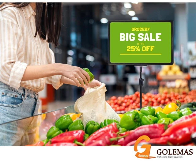 Alt view image 9 of 14 - Sign Holder Stand 8.5 x 11, Indoor Portable Lightweight Signage Display for Table Top & Floor, for Event Business Store Retail Vender Booth Advertisement Trade Show (8.5x11, 6Pack)
