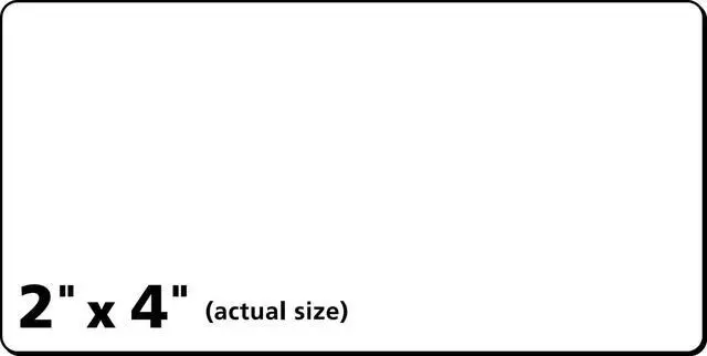 Alt view image 9 of 10 - Laser Label, 2 x 4 Inches, White, Box of 2500, 2 Packs (30609)