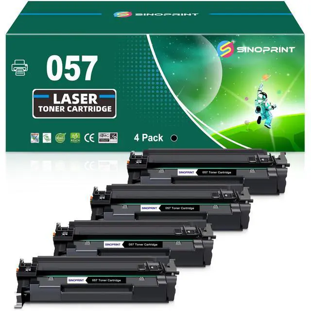 Alt view image 8 of 14 - Compatible Toner Cartridge for Canon 057 Black CRG-057 3009C001 for Canon imageCLASS MF449dw MF448dw MF455dw MF445dw LBP228dw LBP226dw lbp227dw LBP236dw Printers(4 Pack-Black)
