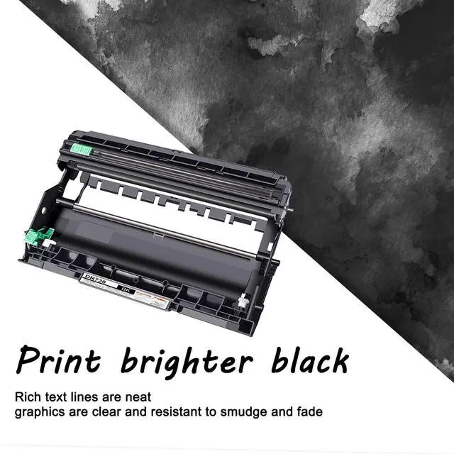 Alt view image 12 of 14 - DR730 DR-730 Drum Unit Compatible 1 Pack (NOT Toner) DR730 DR 730 Black Replacement for Brother DR730 for Brother DCP-L2550DW MFC-L2710DW L2750DW L2750DWXL HL-L2350DW L2370DW L2390DW L2395DW Printer