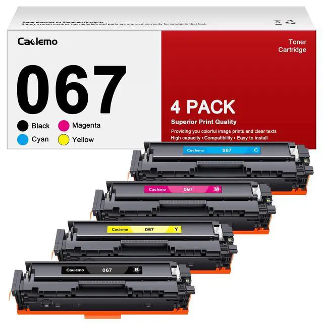 Alt view image 8 of 14 - 067 Toner Cartridge Compatible for Canon 067 Toner Cartridge Set for Canon 067 067H Toner Work with Canon ImageCLASS MF654Cdw LBP632Cdw MF656Cdw MF653Cdw LBP633Cdw Printer, 4 Packs of 067 Toner