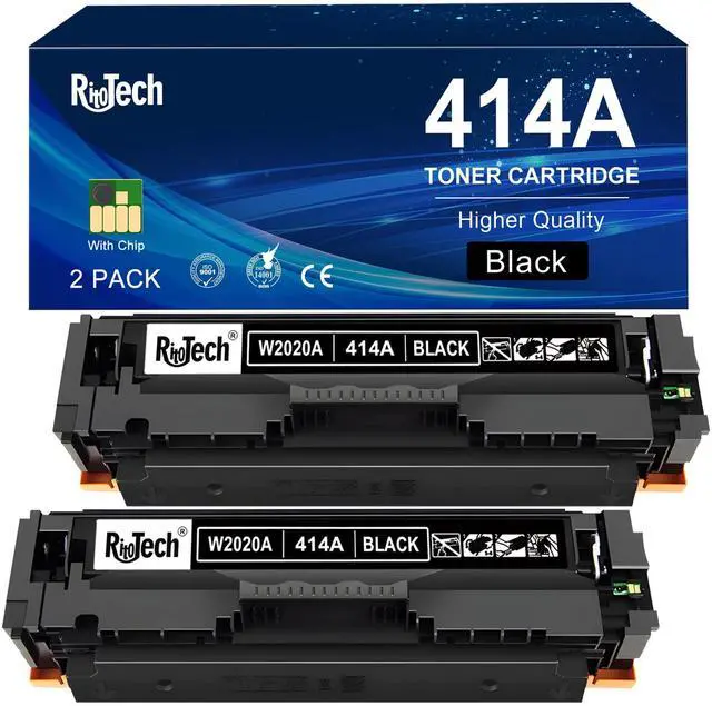 Alt view image 8 of 14 - 414A 414X Black Toner Cartridge W2020A with Chip for HP MFP m479fdw,2 Pack | Compatible for HP Color LaserJet Pro MFP M479fdw M479fdn M479fdw M454dw M454dn Printer Ink, No Fading,No Streak