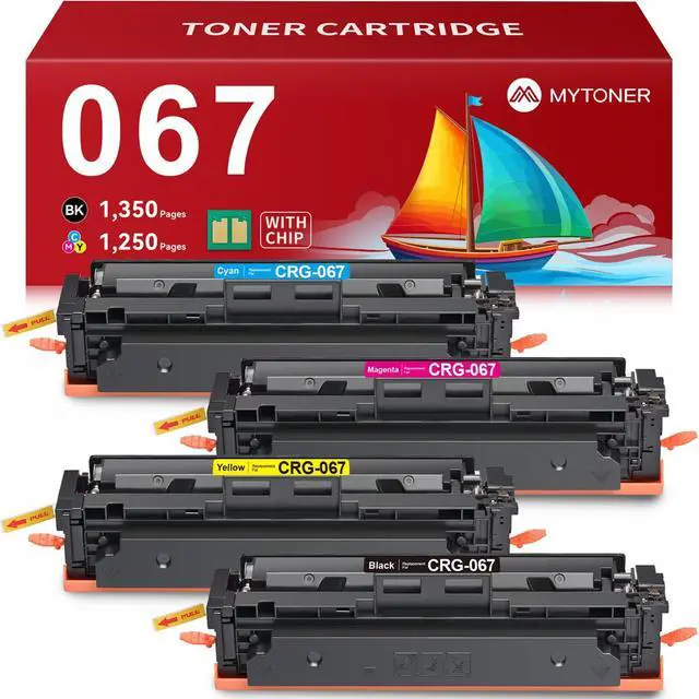 Alt view image 8 of 14 - 067 Toner Cartridge Set 4 Pack for MF656Cdw MF654Cdw LBP632Cdw | With Chip, High Yield, Replacement for Canon 067H, Compatible with Color imageCLASS MF650C MF653Cdw LBP630C LBP633Cdw Printer