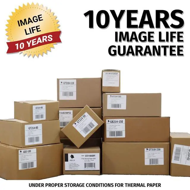 Alt view image 11 of 14 - 48 gsm Thermal Paper Receipt Roll 3-1/8" x 230' BPA Free 50 Rolls