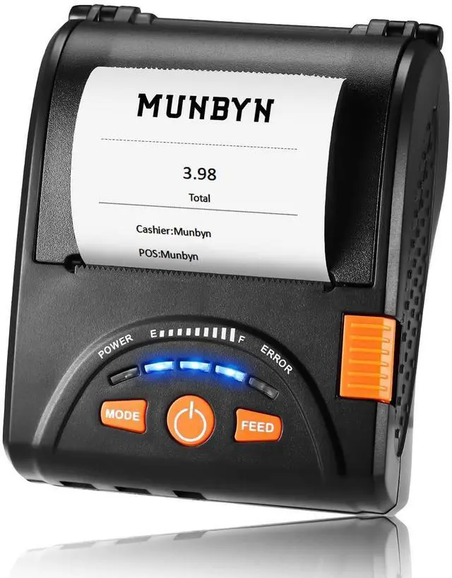 Alt view image 8 of 14 - IMP001 Bluetooth Receipt Printer 58mm Mini Wireless POS Thermal | Portable wireless thermal printer for restaurants and small business, works with Android and Windows devices
