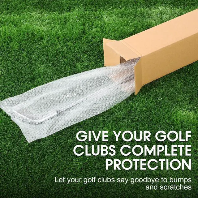 Alt view image 13 of 14 - 15 Pack 4 x 4 x 40 Inch Golf Club Shipping Boxes with 8 x 48 Inch Bubble Protector Tall Corrugated Boxes Cardboard Long Golf Storage Box for Shipping Packaging Moving Mailing Home or Business
